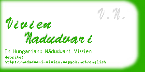 vivien nadudvari business card
