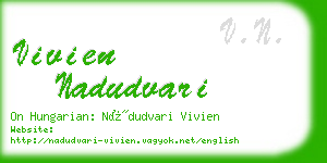 vivien nadudvari business card